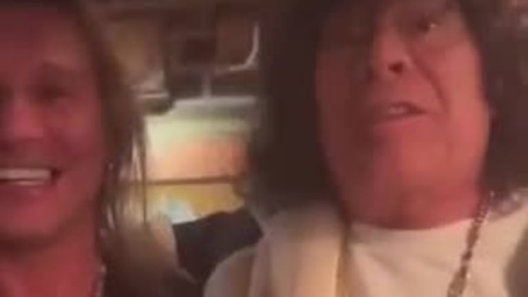 Encuentro de dos potencias: La Mona y Caniggia