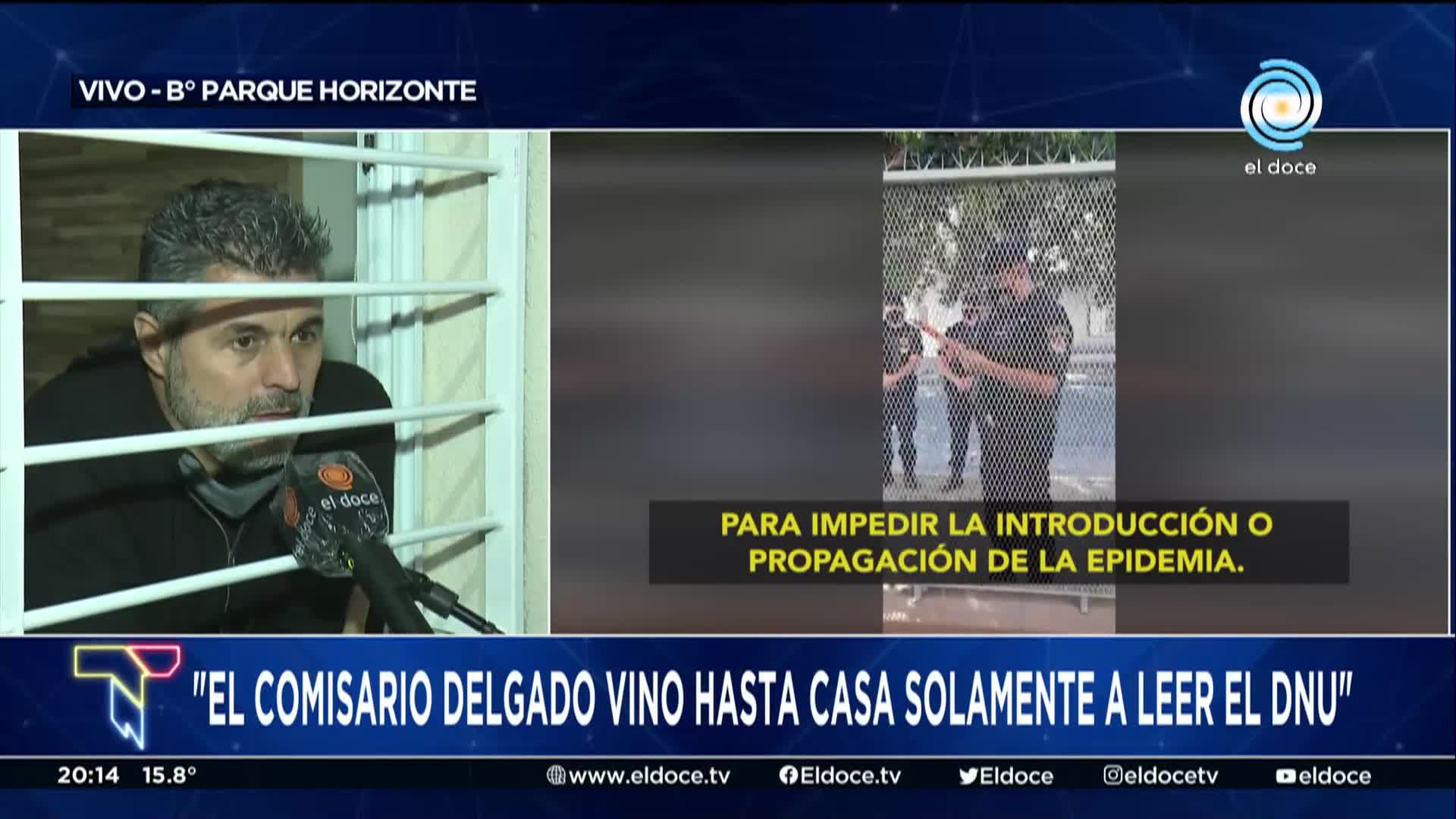 Denuncia que policías lo amenazaron para que no abra su comercio 