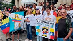 Reclamo de venezolanos en Córdoba