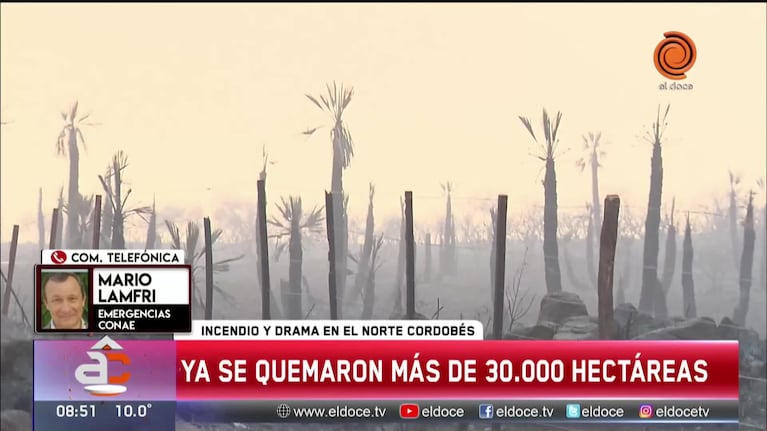 Tres muertes y desastre: cuántas hectáreas se quemaron ya por el incendio