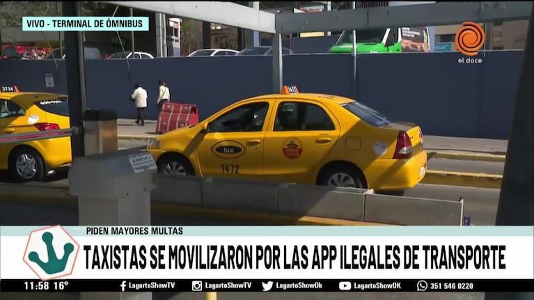 El reclamo de taxistas en contra de Uber