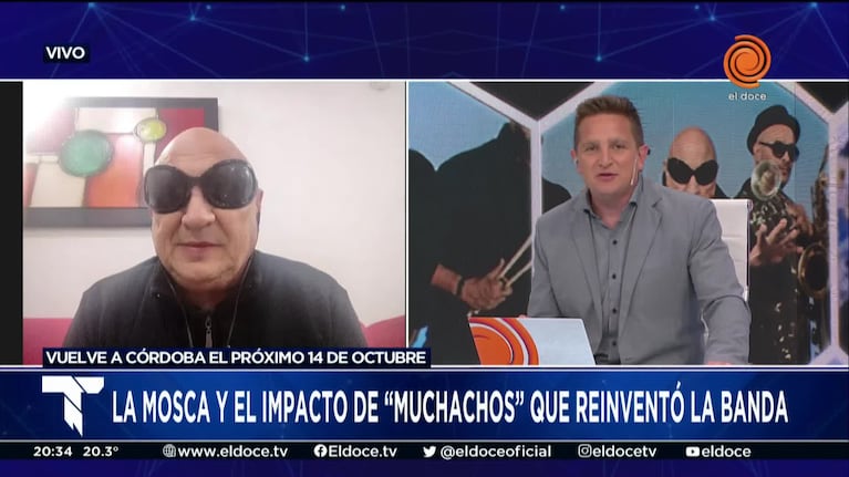 La Mosca anticipó su show en Córdoba y recordó el éxito de “Muchachos”