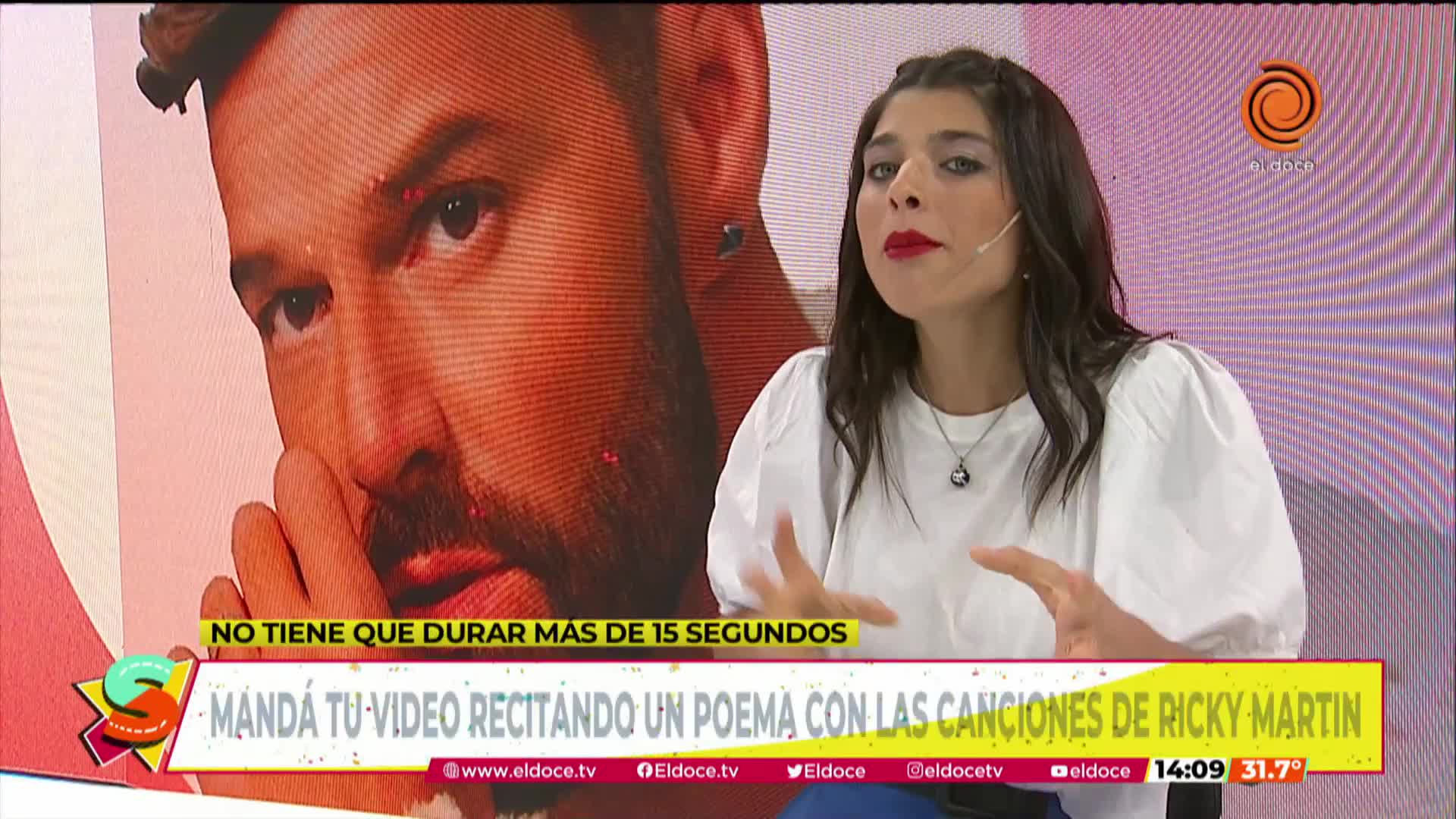 El concurso de El Doce para conocer a Ricky Martin