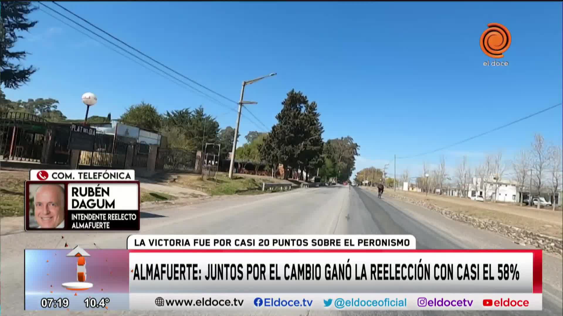 El intendente electo de Almafuerte aseguró que "fue una elección interesante"