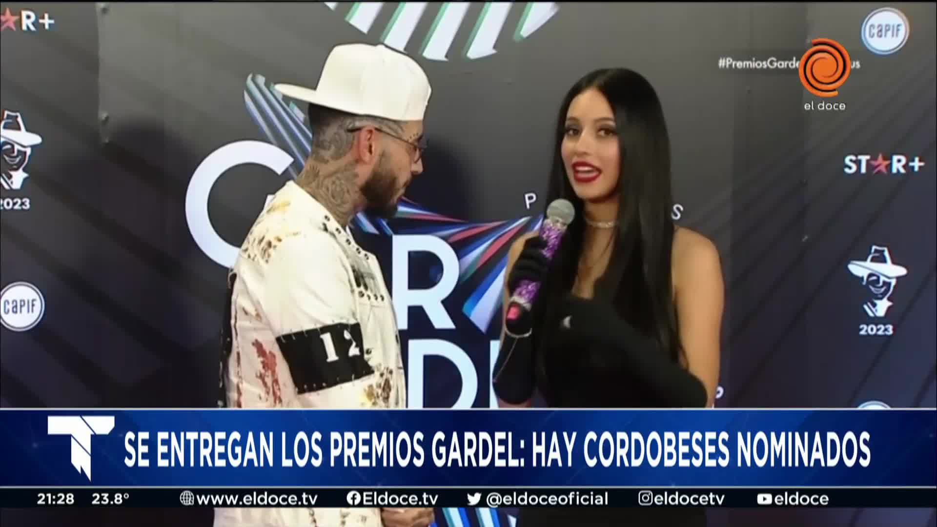 Ulises Bueno y su mensaje en los Premios Gardel