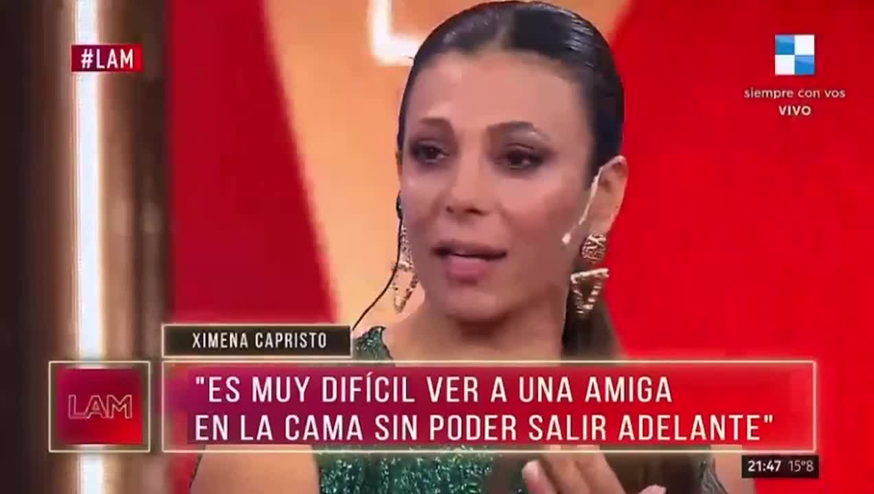 El llanto de Ximena Capristo al hablar de Silvina Luna