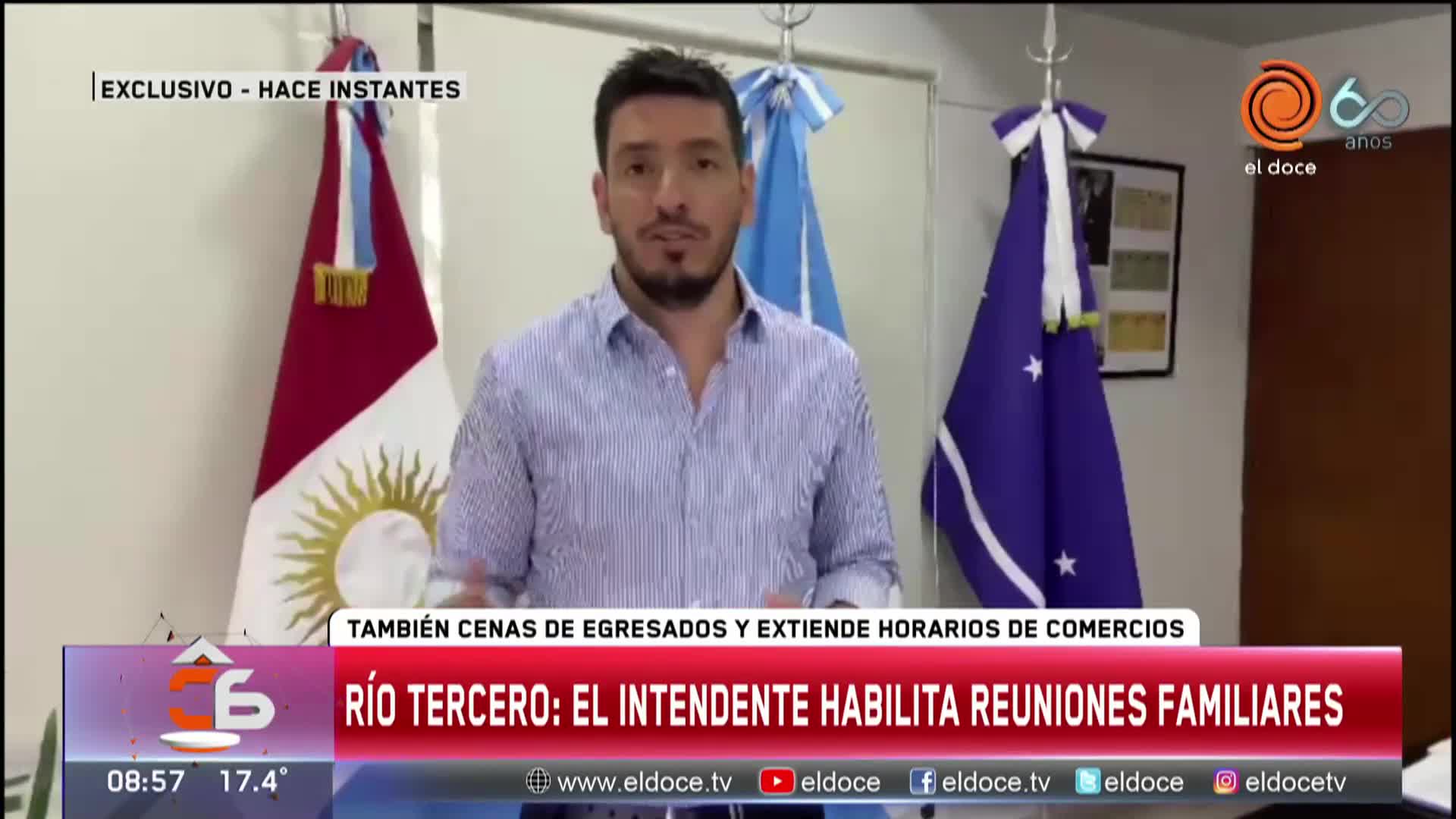 Río Tercero habilita reuniones familiares y sociales