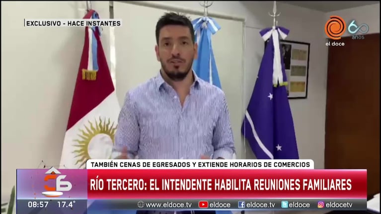 Río Tercero habilita reuniones familiares y sociales
