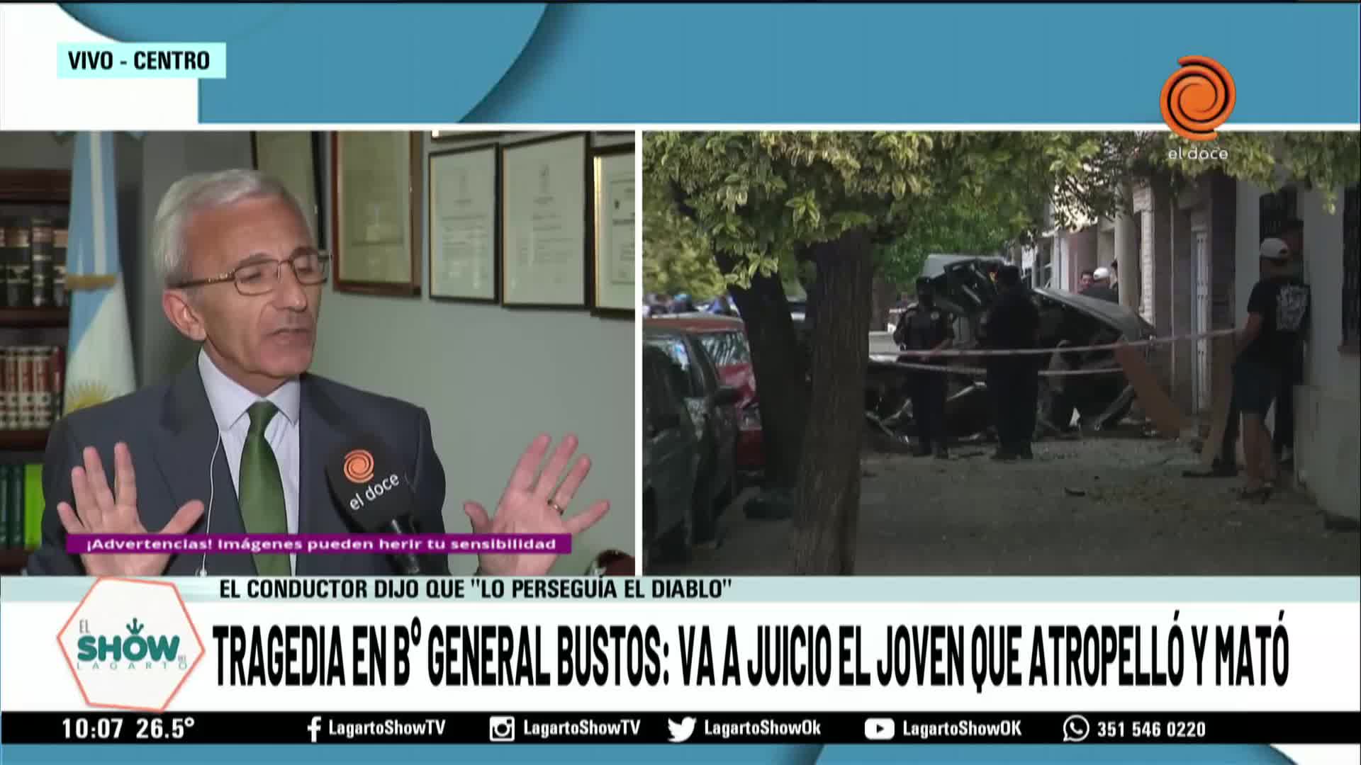 Chocó y mató en General Bustos: irá a juicio