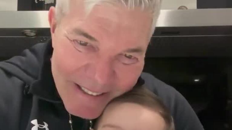 El tierno video de Sarah y Fernando Burlando