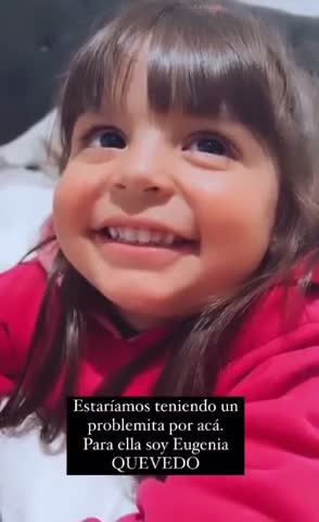 Euge Quevedo y un divertido momento con su hija Helenita