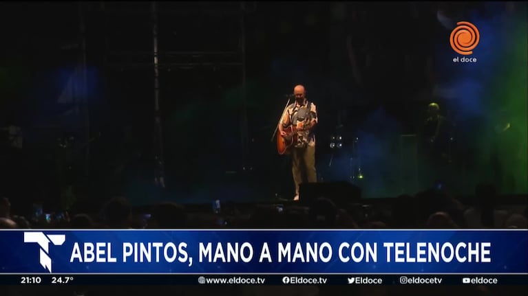 Abel Pintos y su costado reflexivo en el mano a mano con Telenoche