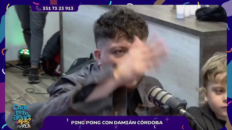 El ping pong de Elo Quinteros con Damián Córdoba