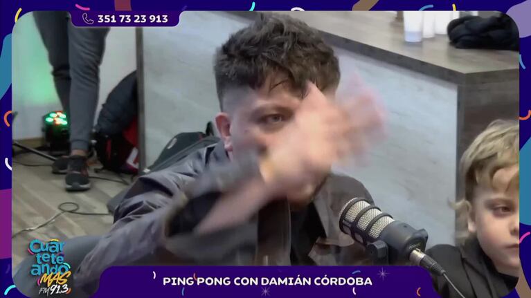 El ping pong de Elo Quinteros con Damián Córdoba