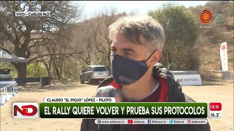 Coronavirus: el Rally Argentino prueba sus protocolos en Carlos Paz