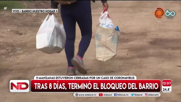 Coronavirus: así se vive en barrio Nuestro Hogar III tras el fin del bloqueo