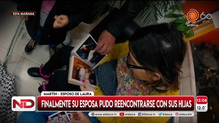 El reencuentro más esperado entre Laura y su familia