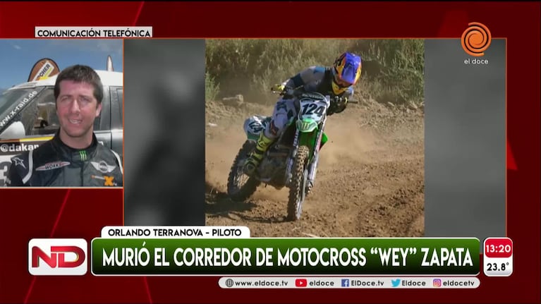 La muerte de Wey Zapata: "Sabía correr con una sola mano"