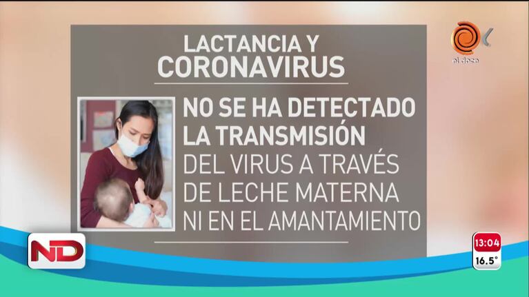 Recomiendan la lactancia materna en tiempos de coronavirus