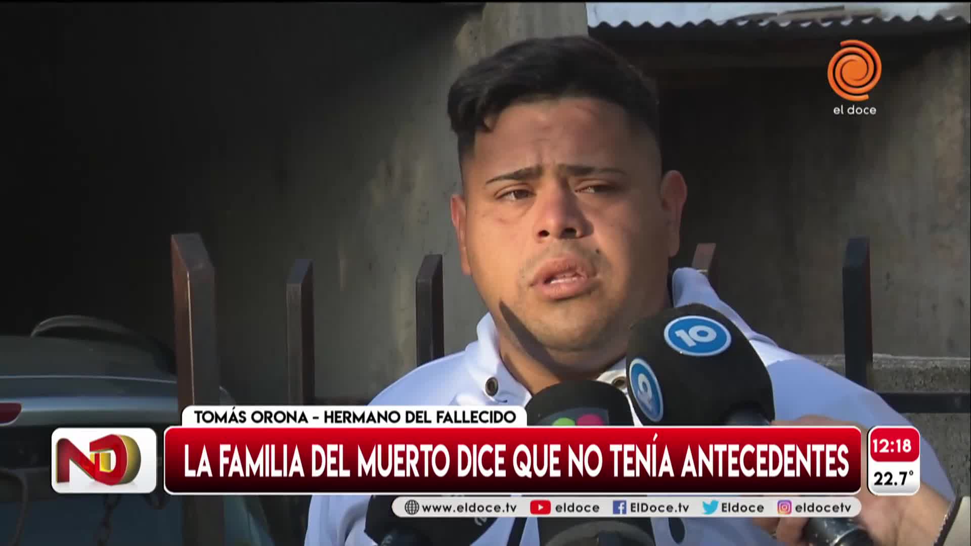 Habló la familia del joven muerto tras una fiesta clandestina