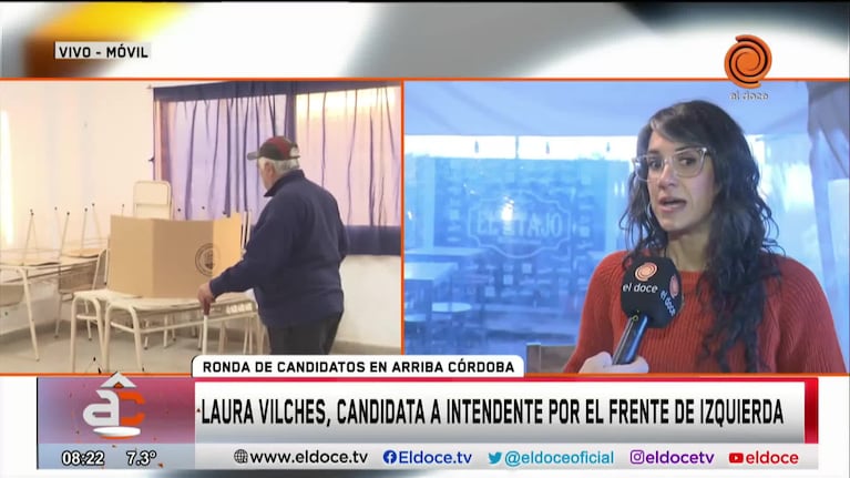 Laura Vilches, candidata a intendenta: "Somos una lista de trabajadores" 