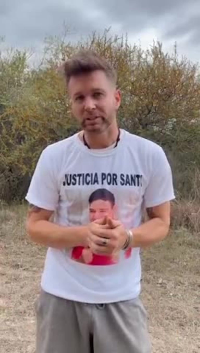 Axel pidió justicia por Santiago Aguilera
