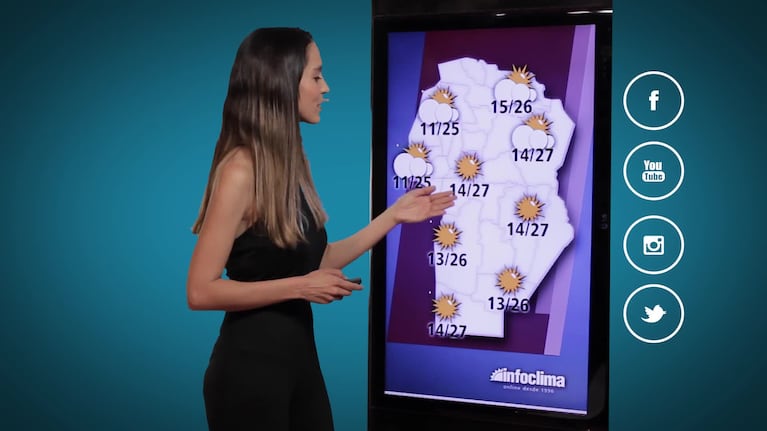 Miércoles con temperaturas agradables en Córdoba