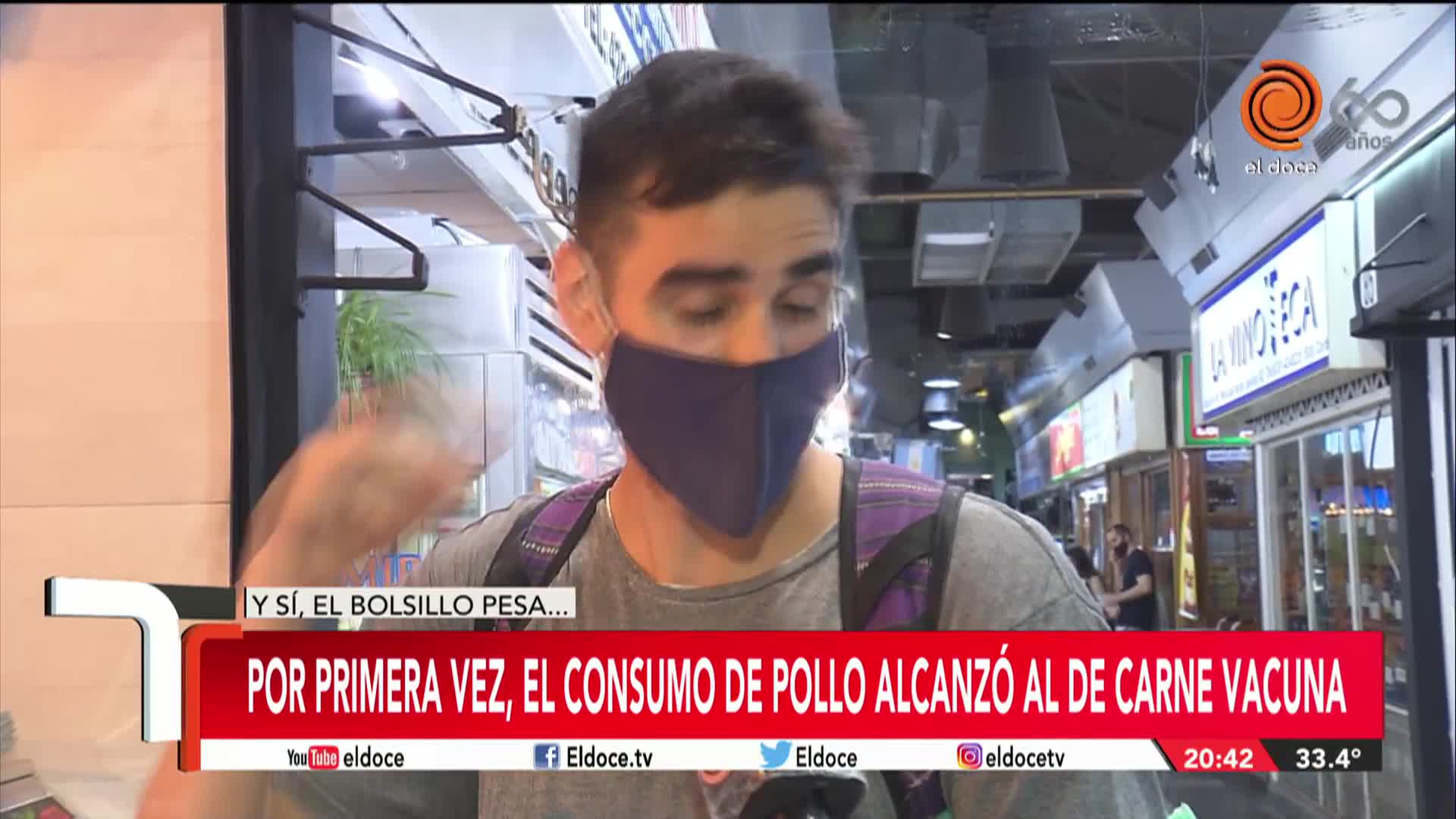 Por primera vez, el consumo de pollo alcanzó al de carne vacuna en Argentina