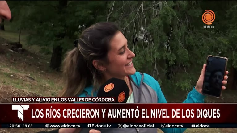 Las crecidas de los ríos trajeron alivio en las sierras de Córdoba