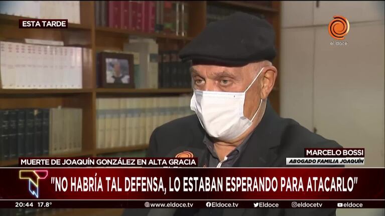 Habló el abogado de Joaquín: “Lo estaban esperando”