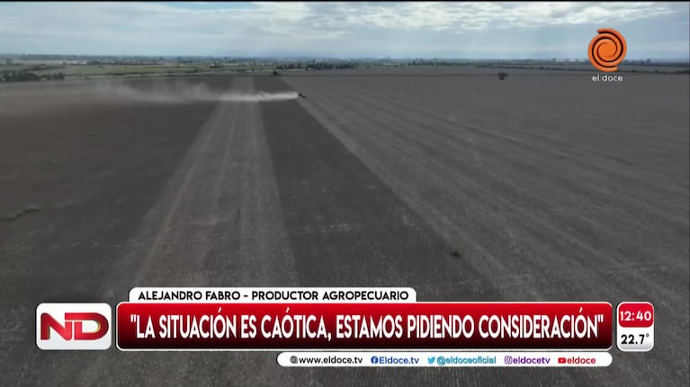 Declararon la emergencia por sequía en 21 departamentos de Córdoba