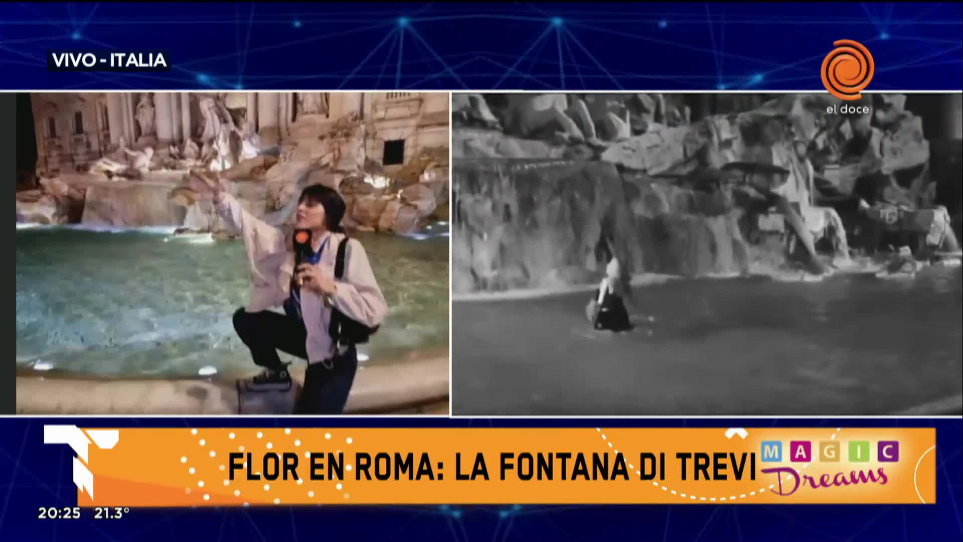 El deseo de Flor Ferrero en la Fontana Di Trevi