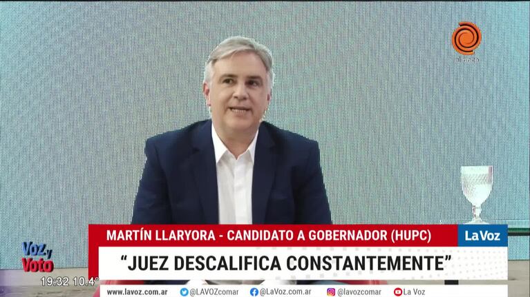 Llaryora cruzó a Juez a una semana de las elecciones