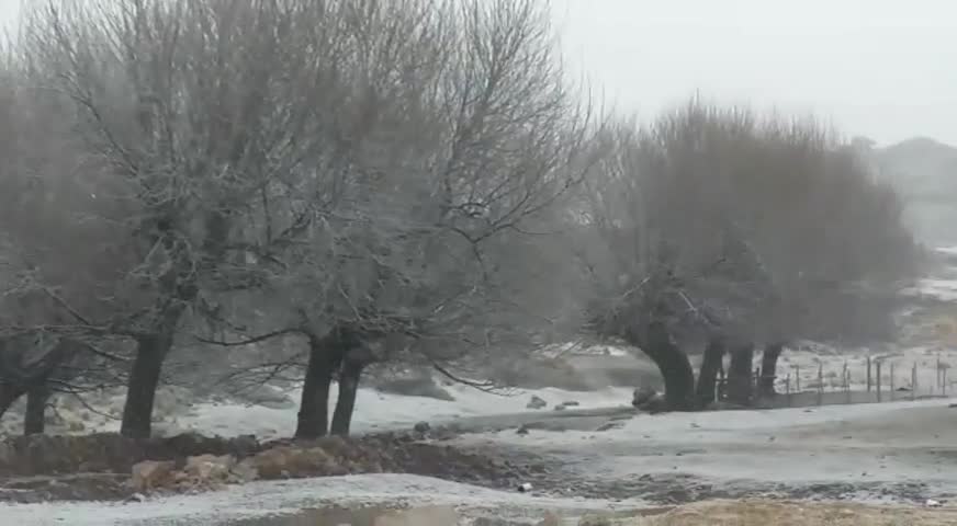 Tercera nevada del año en las sierras de Córdoba