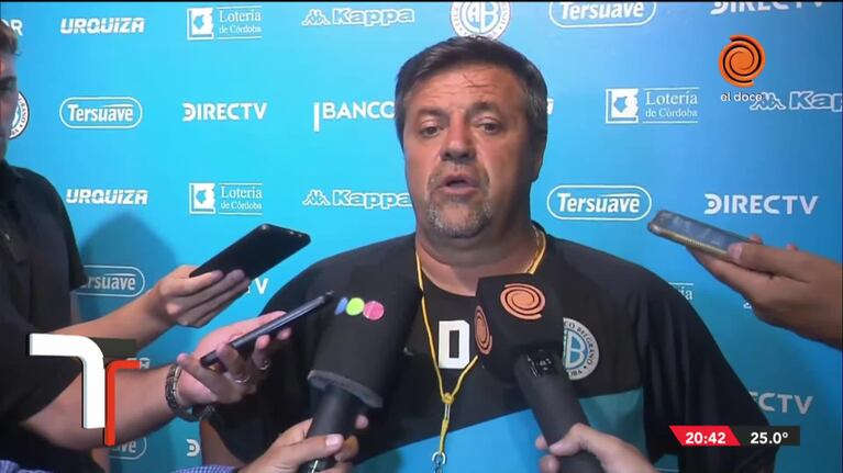 Caruso Lombardi confirmó el equipo para el debut de Belgrano