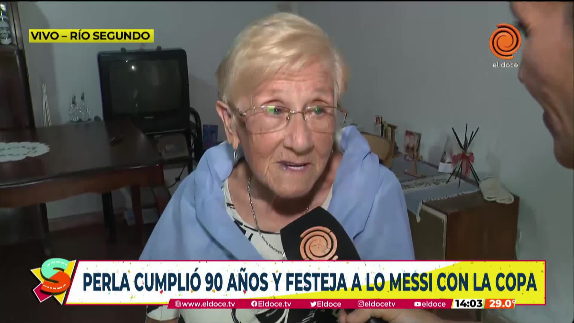 Cumplió 90 y levantó la Copa como Messi