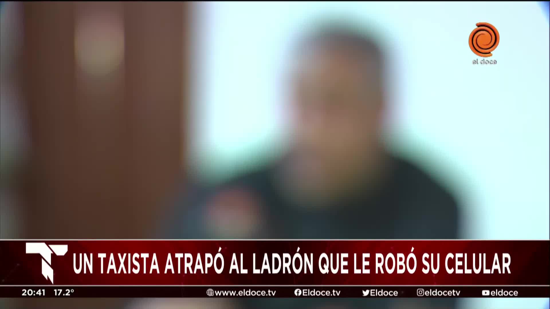 Un taxista redujo al ladrón que le estaba robando