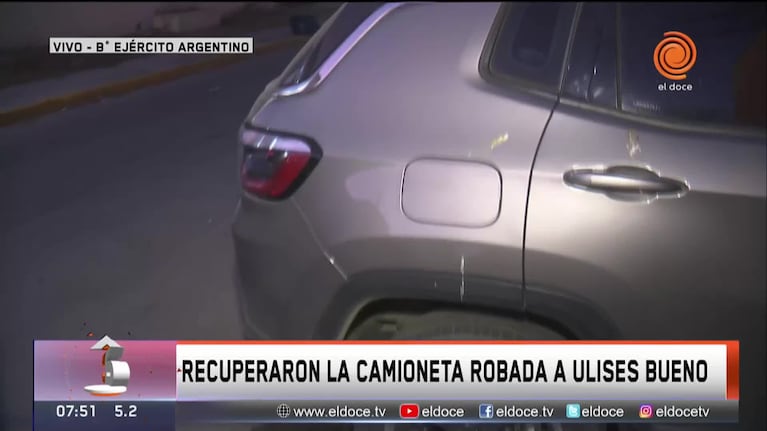 Encontraron la camioneta que habían robado de Ulises