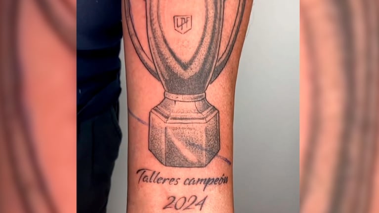 Arriesgó y se tatuó "Talleres campeón" antes de la definición