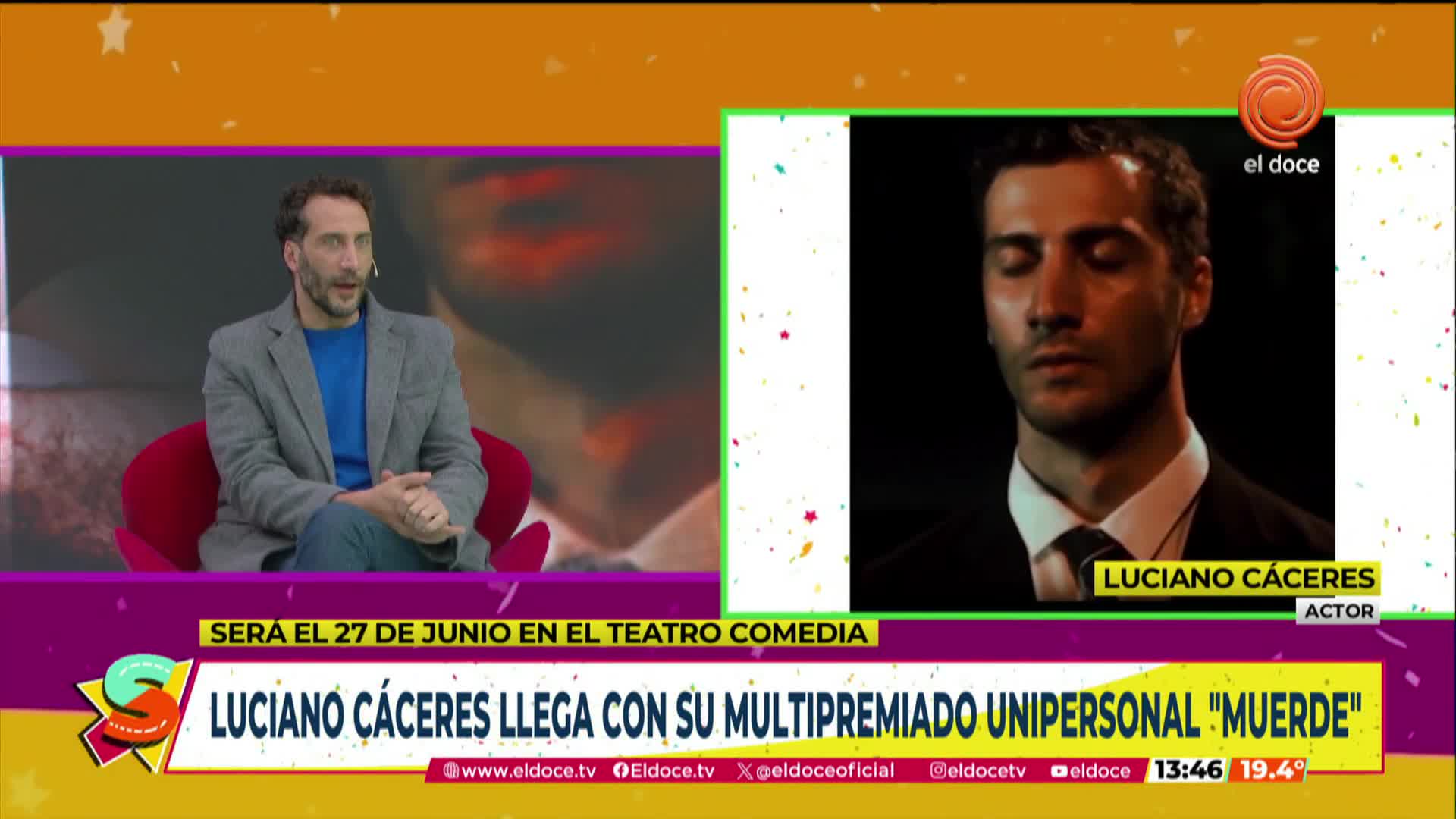 Luciano Cáceres sobre sus personajes de villano