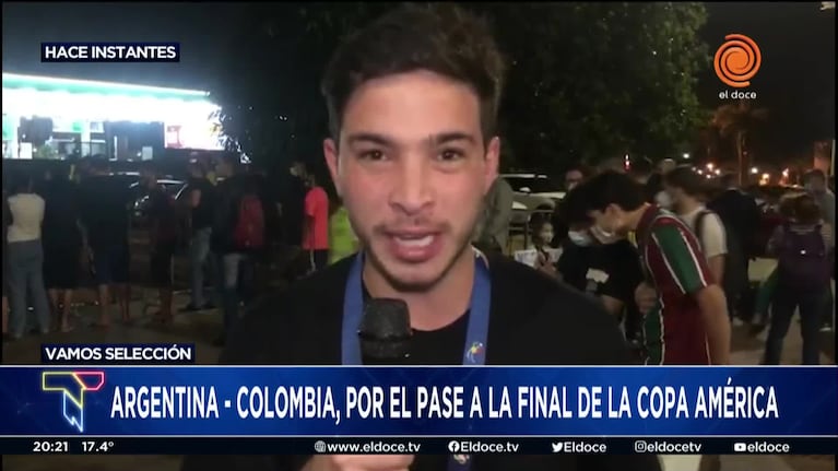 Es brasileño, pero su corazón es celeste y blanco: tiene un bar argentino y es fan de Messi