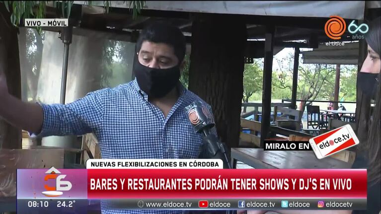 Bares y restaurantes podrán tener shows en vivo