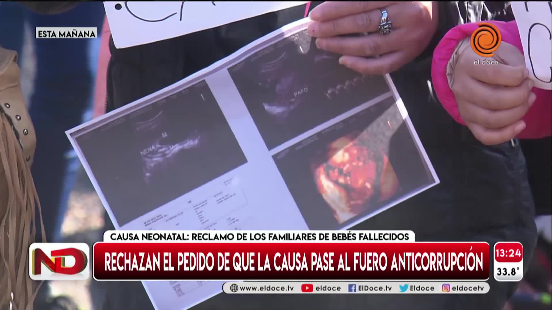 La reacción de familiares de bebés muertos en el Neonatal por el pedido de Asís