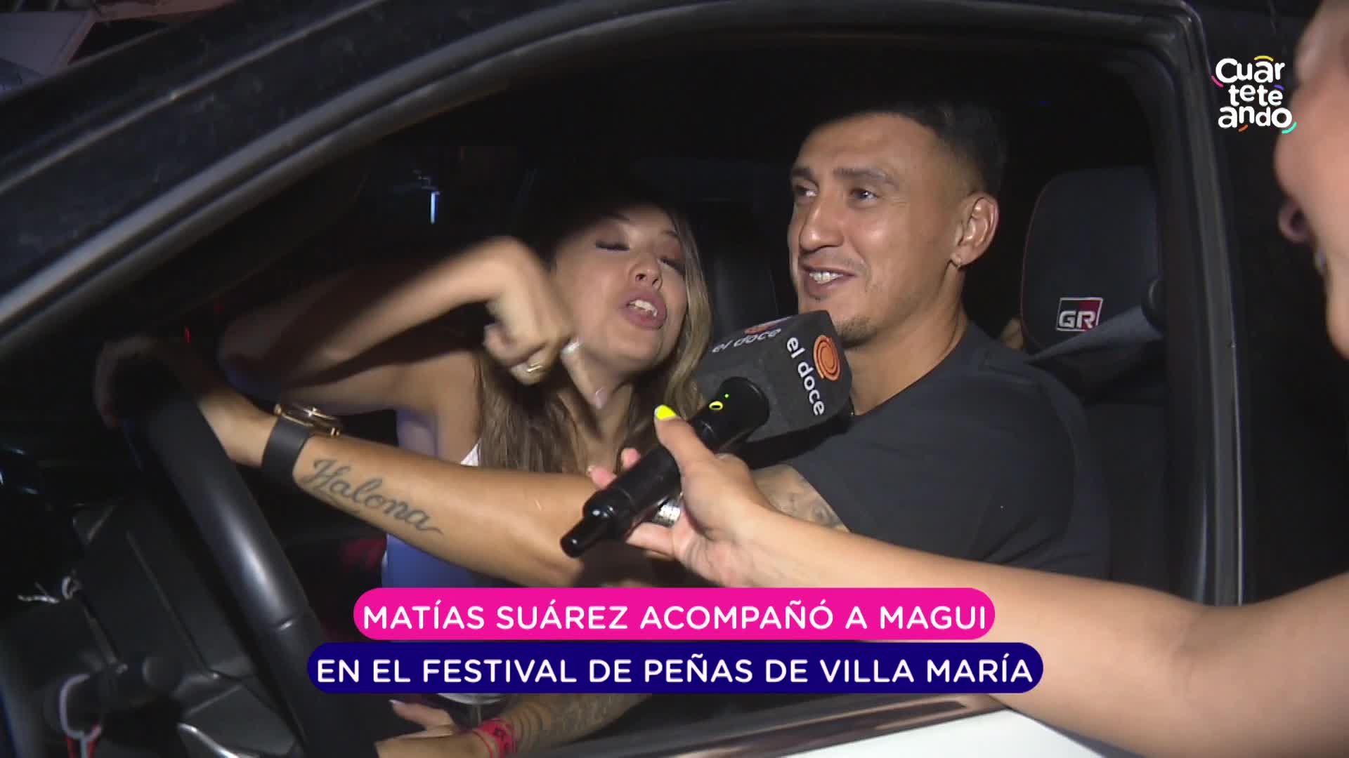 El beso de Magui y Suárez en San Valentín