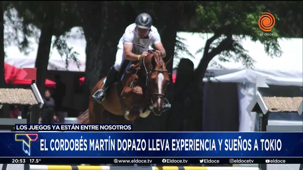 Equitación: Martín Dopazo, el cordobés que va a Tokio por la gloria