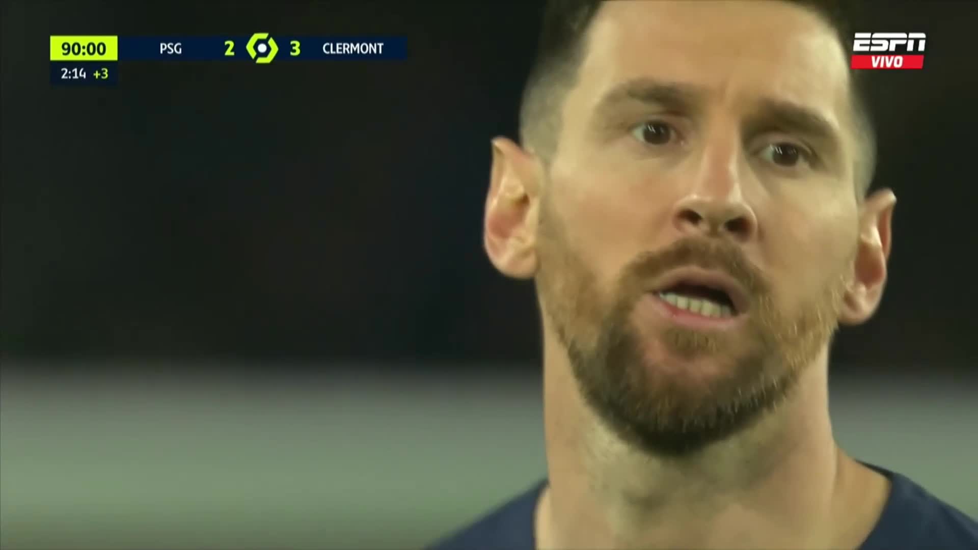 Le ahogaron el grito de gol a Messi