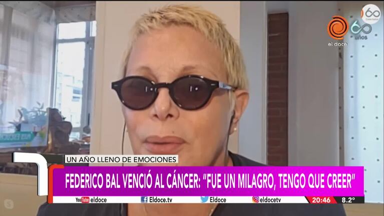 Carmen Barbieri, entre el "Cantando 2020" y la recuperación de Fede Bal