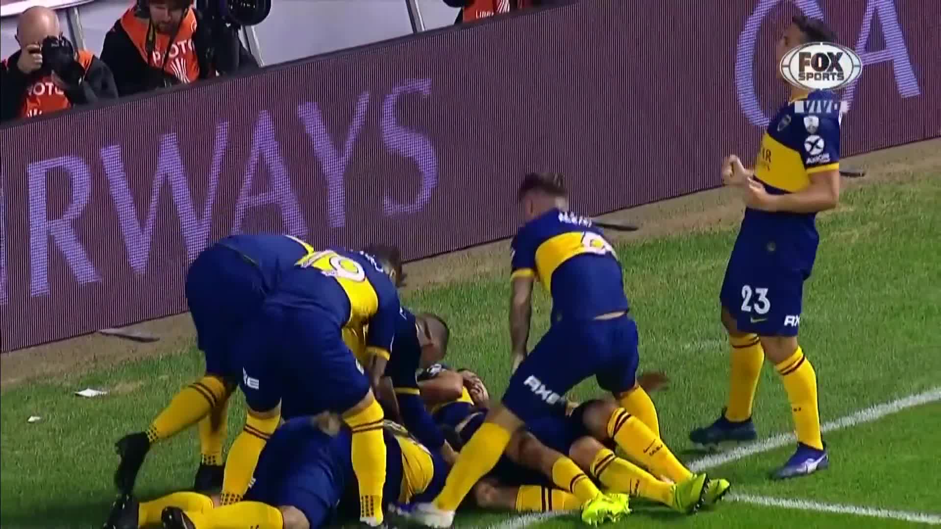 El gol de Wanchope para la victoria de Boca Juniors