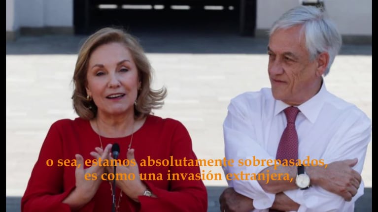 Caos en Chile: polémico audio de la esposa de Piñera