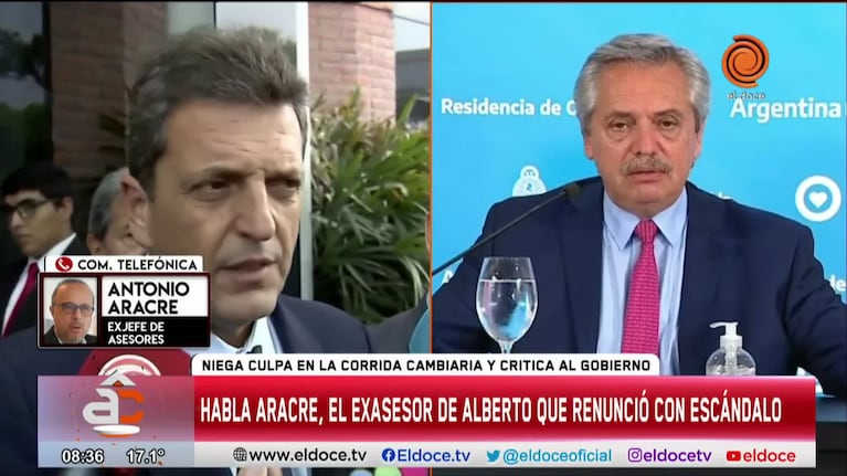 Antonio Aracre habló de su renuncia en Arriba Córdoba